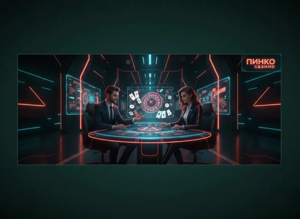 Futuristic Casino Hologram